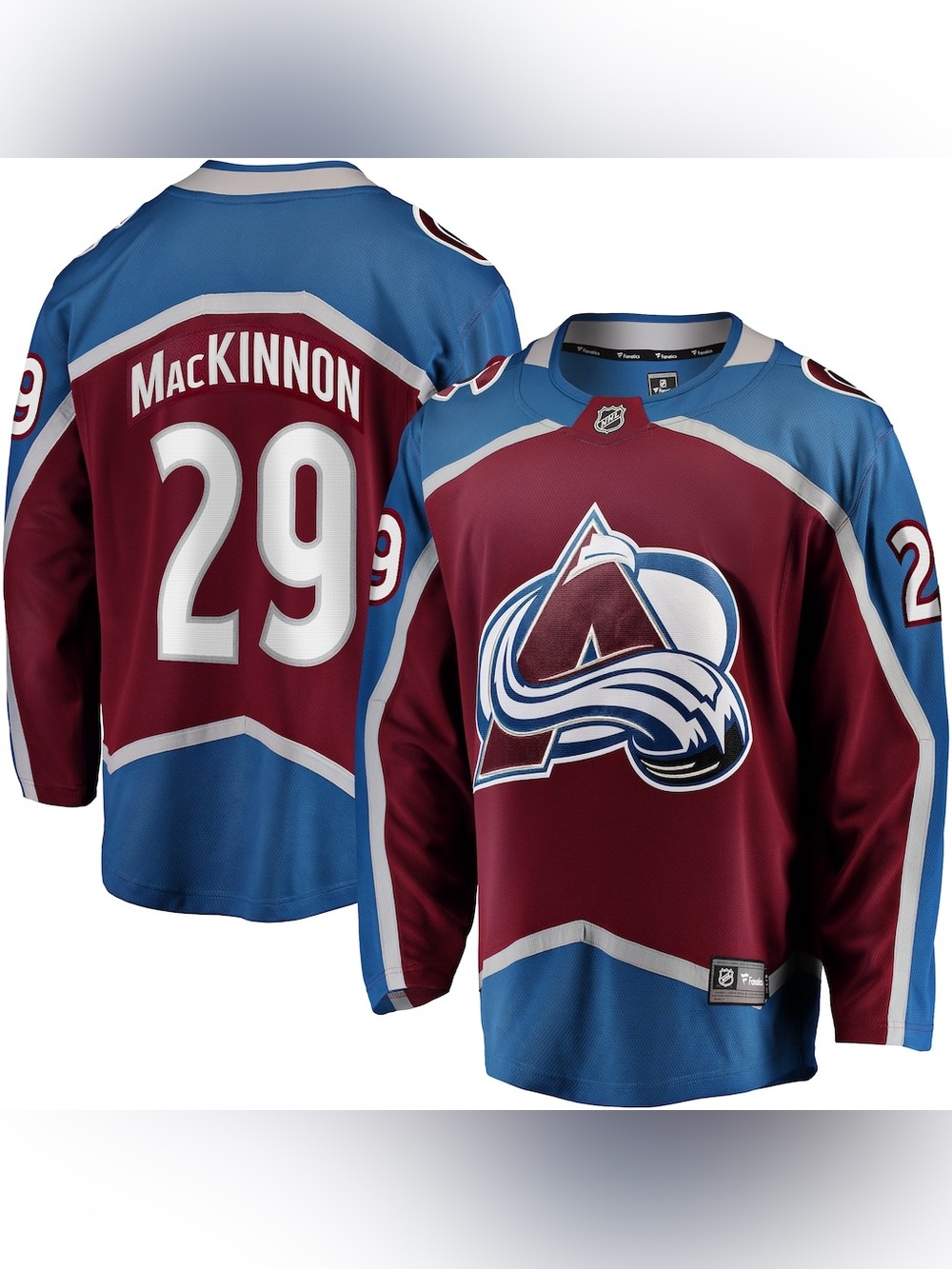 Nathan MacKinnon Colorado Avalanche Fanatics Home Breakaway Jersey